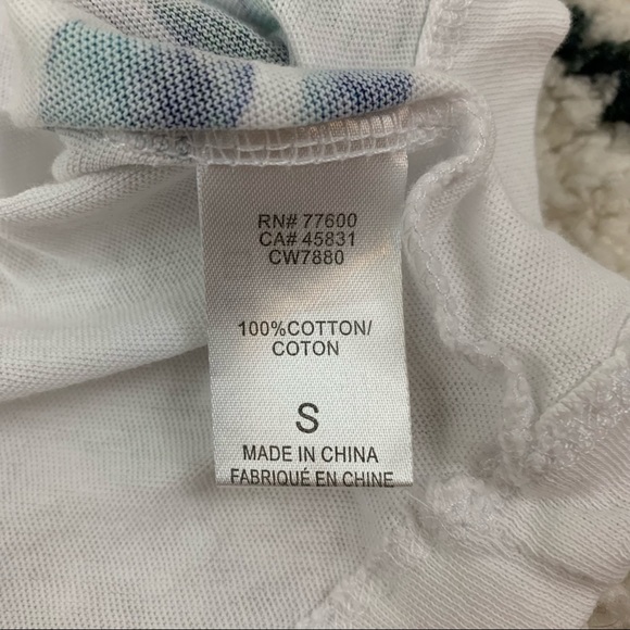 Chaser White Palm Leaf TShirt - Picture 6 of 9